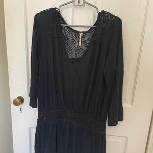 Free People Slouchy Crochet Dress